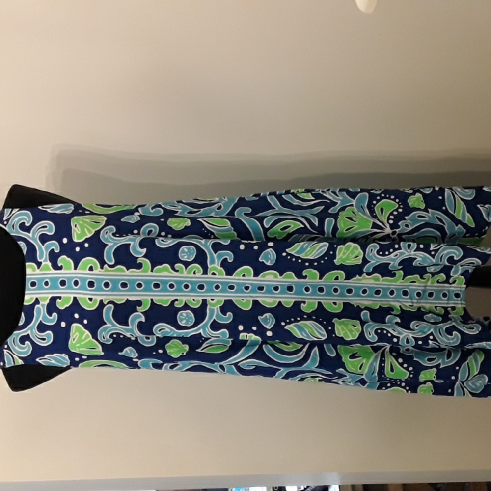 Barbara Gerwit Blue And Green Dress S